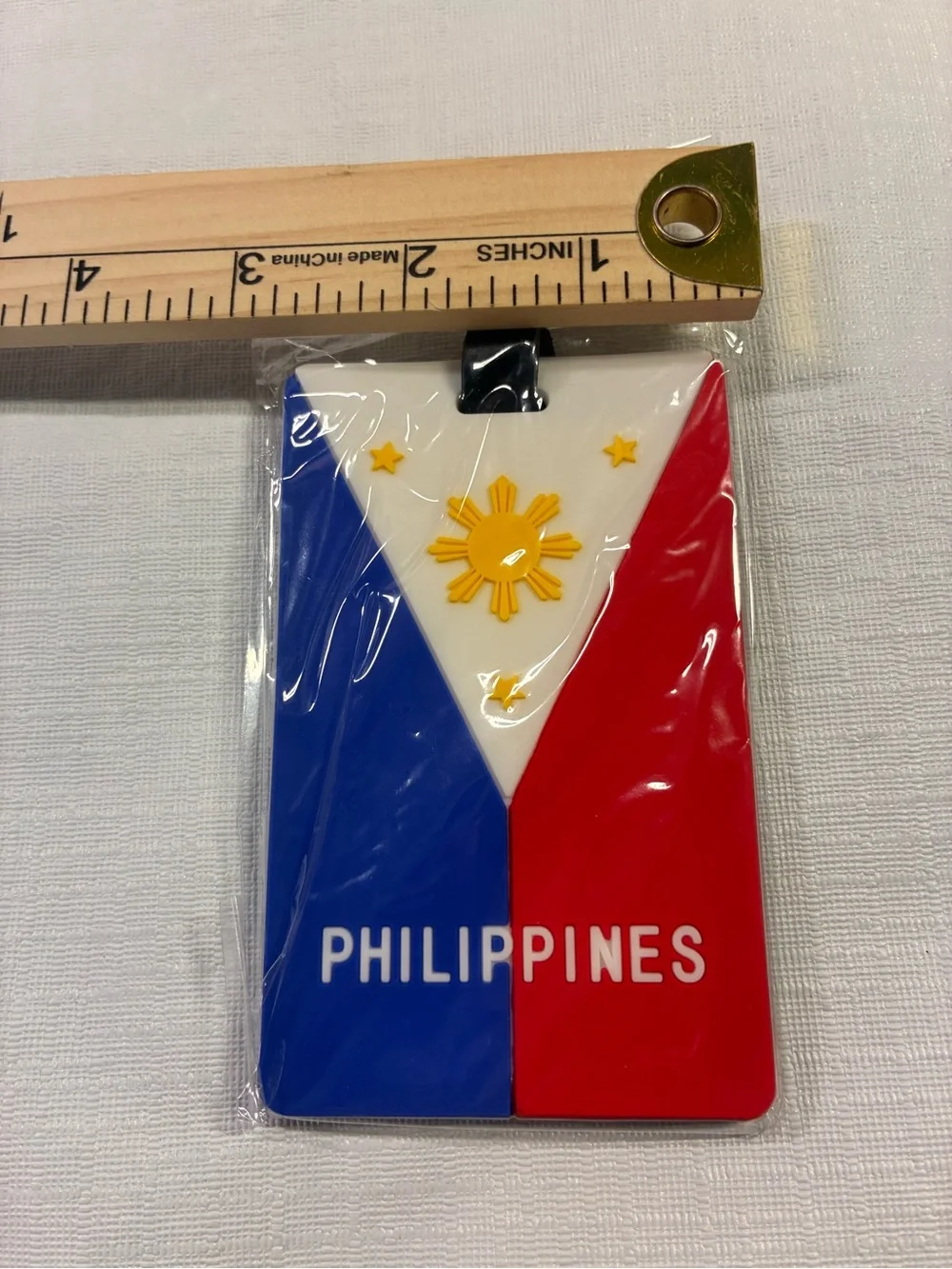 New set of three Philippines Flag Key & Card Holder - Red, Blue & White